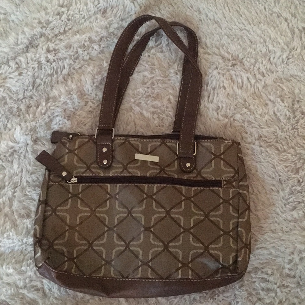 Brown Spiral Purse